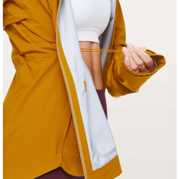 Lululemon The Rain Is Calling Jacket II Fools Gold - Picture 9 of 10